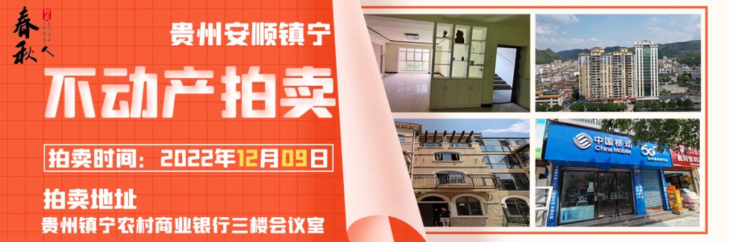 【12月09日】鎮(zhèn)寧縣商鋪、住宅、商業(yè)展位拍賣公告